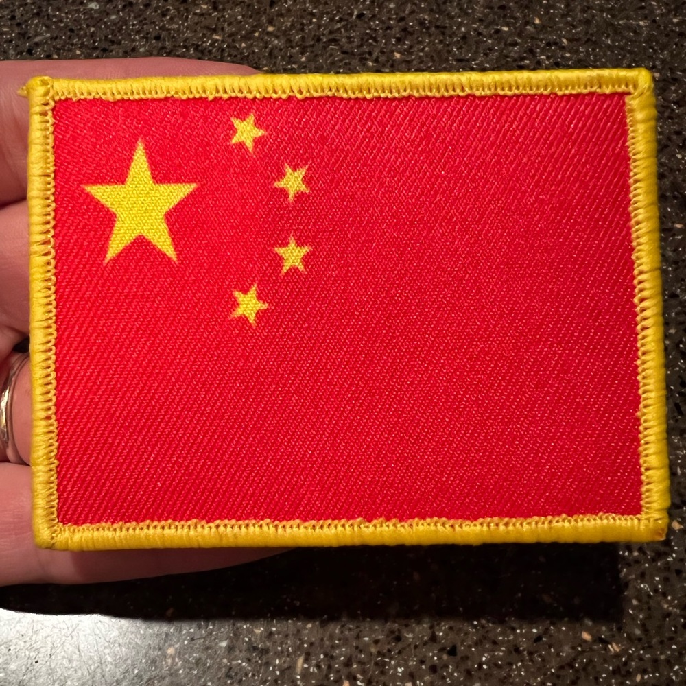 Flag of China Velcro Patch